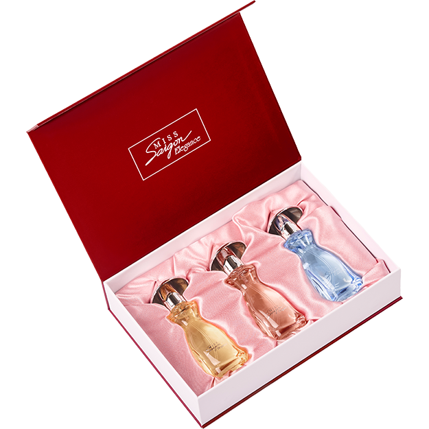 Bộ sưu tập Nước hoa Miss Saigon Elegance - Blush & Bloom (3 chai x 15ml)