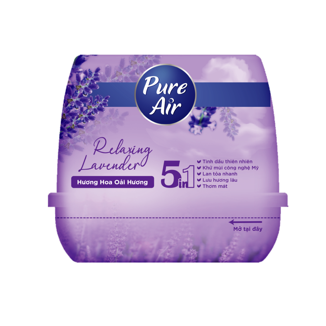 Sáp thơm Pure Air hương hoa oải hương,180g
