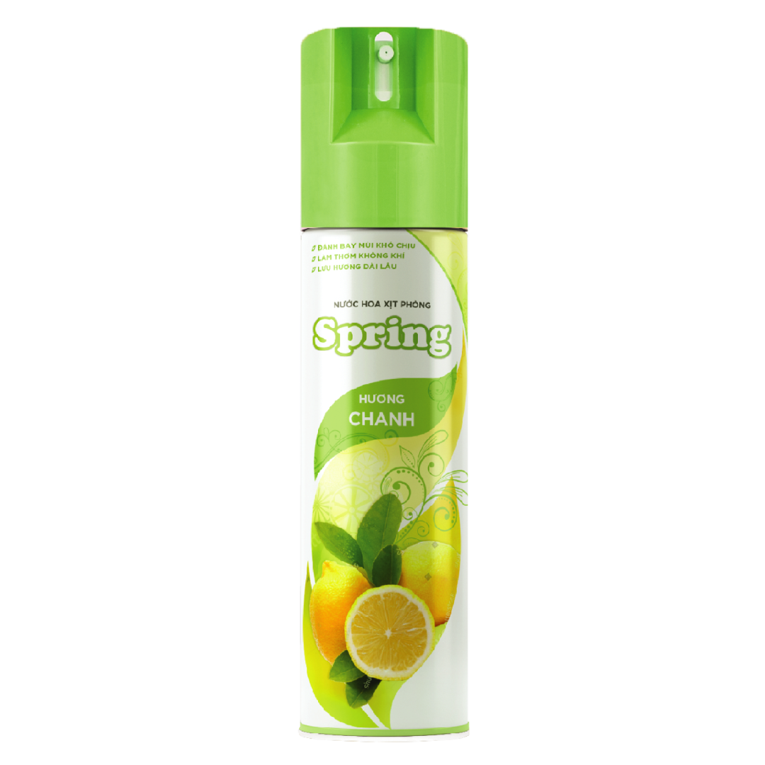 Xịt phòng nước hoa Spring- Hương chanh, 225ml