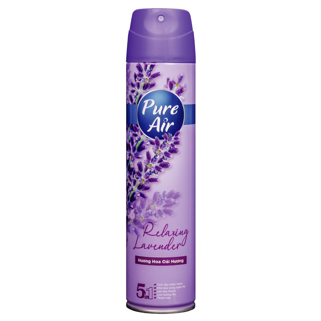Xịt phòng nước hoa Pure Air- Hương hoa oải hương, 280ml