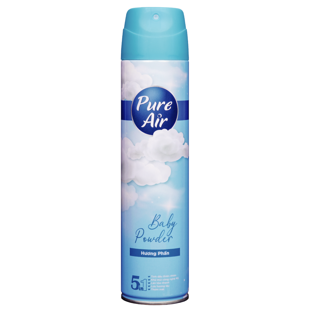 Xịt phòng nước hoa Pure Air- Hương phấn, 280ml