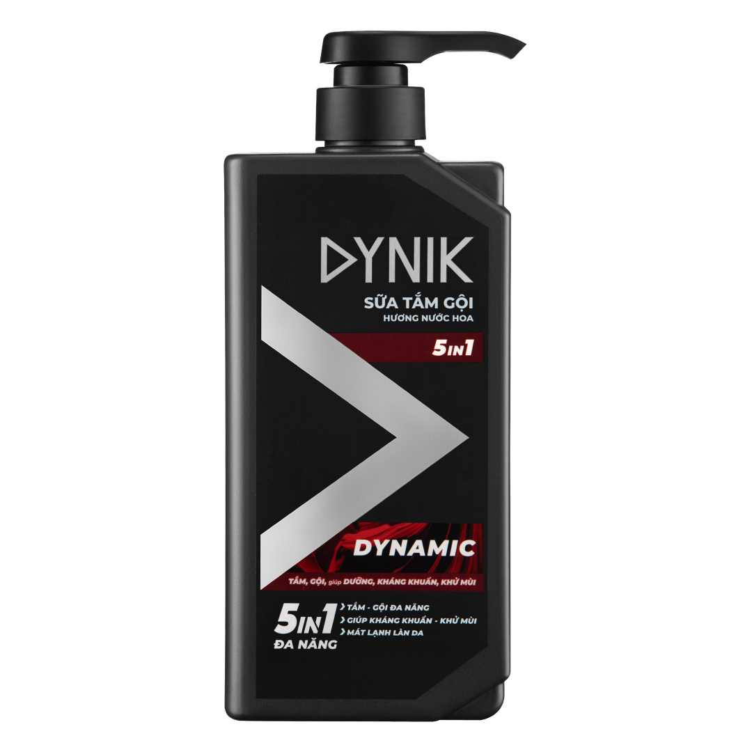 Sữa tắm gội 5in1 Hương nước hoa Dynik - Dynamic, 650g